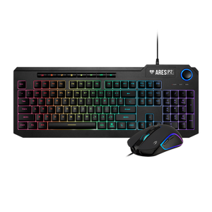 GAMDIAS ARES-P2 Lite USB Kablolu �ngilizce Multimedya RGB Oyuncu Klavye Mouse Set