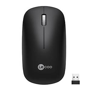 Lenovo Lecoo WS214 Siyah Sessiz Kablosuz Mouse