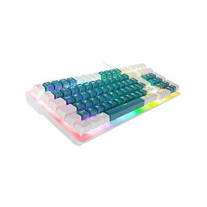 ACER eMachines EAK100 Ye�il-Beyaz USB Kablolu RGB Backlight RED Mekanik Switch T�rk�e Q 100 Tu�lu Gaming Klavye