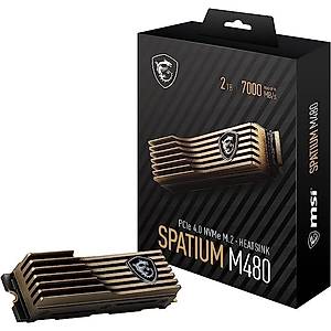 Ms� SPATIUM M480 PRO PCIe 4.0 NVMe M.2 2TB SSD