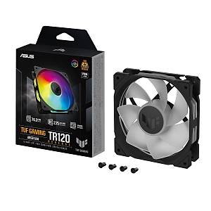 Asus Tuf TR120 Reverse So�utucu Ters Hava Ak��l� Adreslenebilir ARGB 120mm Siyah Kasa Fan�