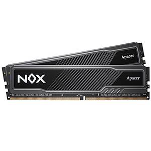 Apacer NOX 16GB (2x8GB) 3600 MHz CL18 DDR4 Gaming Ram (AH4U16G36C25YMBAA-2)