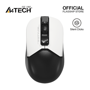 A4 Tech Panda (Siyah-Beyaz) Fstyler  2,4Ghz Kablosuz Sessiz 10-15 Metre 3 Buton Nano Al�c�  FG12S Optik Mouse