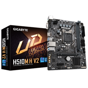 GIGABYTE H510M H V2 rev.1.0 2xDDR4 M.2 D-SUB HDMI 10-11.Nesil LGA1200 Soket Anakart