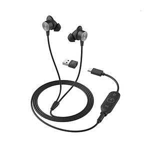 LOGITECH ZONE KABLOLU EARBUDS TEAMS GRAPHITE 981-001009