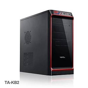 Vento TA-KB2 600W Mid Tower Bilgisayar Kasas� Siyah-K�rm�z�