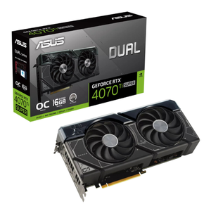 Asus RTX 4070 TI Super OC Edition DUAL-RTX4070TIS-O16G 256 Bit GDDR6X 16 GB Ekran Kart�