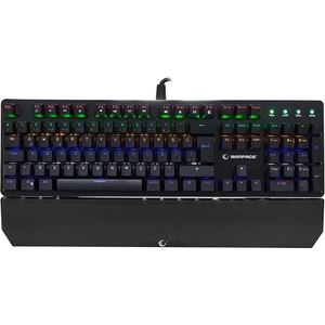 Rampage KB-R91 Optik Switch G�kku�a�� Ledli RGB �eritli Metal Y�zey Mekanik Oyuncu Klavye