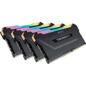 Corsair CMW32GX4M4C3600C18 32GB (4X8GB) DDR4 3600MHz CL18 Vengeance Black RGB Pro So�utuculu DIMM Bellek Ram
