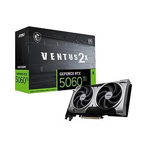 MSI RTX 5060 TI 16G Ventus 2X OC Plus Gaming Ekran Kart�