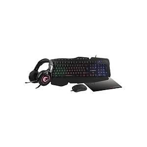Rampage Meepo Plus KM-4-1 Gaming Combo Q Klavye+Mouse+Pad+Kulakl�k Seti