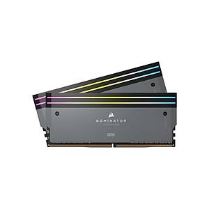 Corsair Dominator Titanium RGB 64GB(2x32) 6000MHz CL30 CMP64GX5M2B6000Z30 DDR5 Ram Bellek