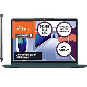 Lenovo Yoga 6 83B2009NTX AMD Ryzen 5 7530U 8GB 512GB SSD FreeDOS 13.3 �n� WUXGA Laptop