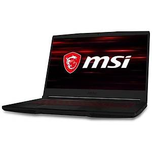 Msi NB GF63 Thin 10SCSR-212XTR I7-10750H 16GB DDR4 GTX1650TI GDDR6 4GB 512GB SSD 15.6 FHD Dos Diz�st� Bilgisayar