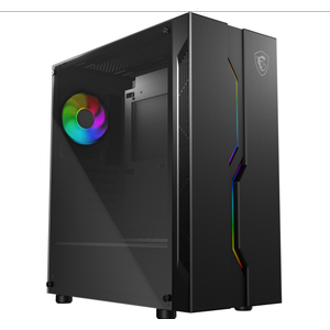 Msi Mag Vampiric 300R Lamine Temperli Cam 1 x A-RGB Fan 1 x 120mm Fan ATX Gaming Bilgisayar Kasas�