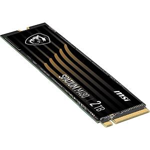 MSI Spatium M480 Pro 2TB Gen4  M.2 7400-7000Mbps SSD