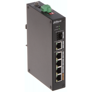 Dahua PFS3106-4ET-60-V2,  6 Port, Megabit,  4FE PoE Port Y�netilemez Switch