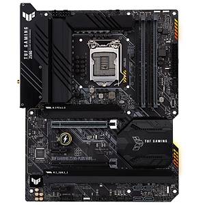 Asus Tuf Gaming Z590-Plus Wifi Intel Z590 LGA1200 DDR4 5133 DP HDMI 3x M2 USB3.2 AX Wifi BT Aur Anakart