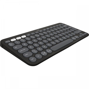 Logitech K380S Pebble Keys 2 Siyah 920-011859 Bluetooth T�rk�e Q Multimedya Mini Klavye