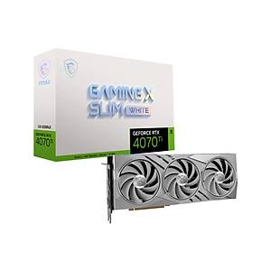MSI RTX 4070 Ti Gaming X Slim White 12G RTX4070 TI GDDR6X 192B Ekran Kart�