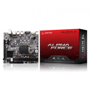 Arktek Alpha Force AK-H61M EL Intel H61 1600 MHz DDR3 Soket 1155 mATX Anakart