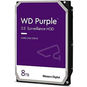 WD Purple 3.5 SATA 5640RPM 8TB 128MB 7/24 WD84PURZ G�venlik Diski