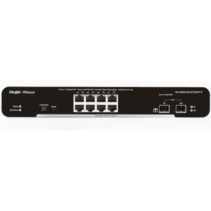 Ruijie Reyee RG-NBS3100-8GT2SFP-P-V2 8 Port GigaBit 8Port PoE 125W  2Port SFP L2 Y�netilebilir Metal Kasa Masa�st� Switch