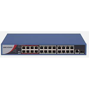 Hikvision DS-3E0326P-E/M(B) 24 Port PoE Y�netilemez Switch