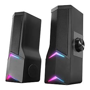 Rampage Elegant X10 2.0 Bluetoothlu Rms 3Wx2 RGB I��kl� Multimedia Usb 5V 45dB Gaming Oyuncu Speaker