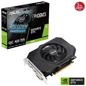 Asus Geforce PH-GTX1650-O4GD6-P-EVO 4GB GDDR6 128bit 1620Mhz Ekran Kart�
