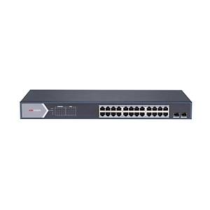 Hikvision DS-3E1526P-SI 24 Port 10/100/1000 Mbps Gigabit Y�netilebilir PoE Switch