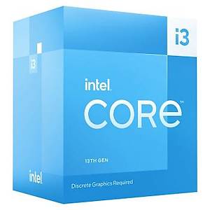 Intel i3-13100F 4 �ekirdek 3.4 GHz 1700p 13. Nesil Box ��lemci