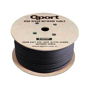 Qport Q-CATO7 S-FTP 500m CAT7 Network Kablosu