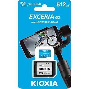 Kioxia Exceria SDHC G2 4K LMEX2L512GG2 512GB 100/50MB/s MicroSD Haf�za Kart�