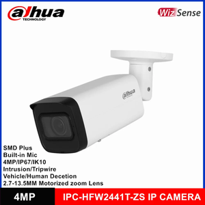 Dahua IPC-HFW2441T-ZAS-2713 4Mpix 2,7-13,5mm  Motoriz Lens H265+ Starlight 60Mt Gece G�r��� IP67 PoE Bullet IP Kamera