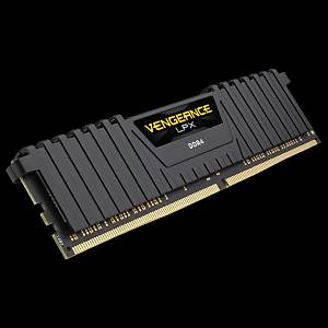 Corsair CMK16GX4M1A2666C16 16GB (1X16GB) DDR4 2666MHz CL16 Vengeance Black Lpx So�utuculu DIMM Bellek Ram