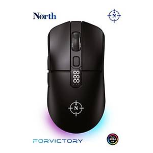 North Odin Pro WL Siyah 26K DPI 750 IPS 70G UltraLight RGB Kablosuz Gaming Mouse