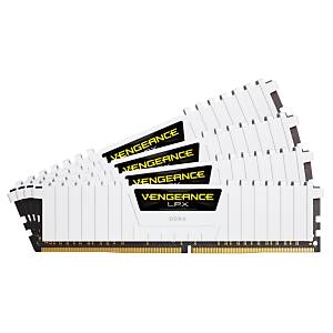 Corsair CMK32GX4M4B3200C16W 32GB (4X8GB) DDR4 3600MHz CL16 Vengeance Beyaz LPX So�utuculu DIMM Bellek Ram