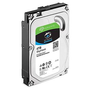 Seagate Skyhawk 3.5 4TB Sata 3.0  64MB 190MB/S RV Sens�r 5900RPM 64HD Kamera 180TB/Yil Isy�k� 7/24 G�venlik Disk ST4000VX007 HDD & Harddisk