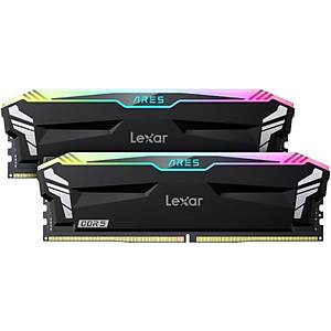 Lexar Ares DT 32GB RGB DDR5 LD5EU016G-R6400GDLA (2X16) 6400Mhz CL32 1.4V Siyah Ram