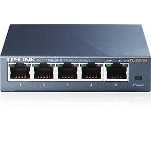 TP-LINK TL-SG105 5 Port Gigabit Masa�st� Switch