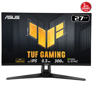 Asus TUF Gaming VG27AQM5A 27 �n� 0.3ms 300Hz 2K QHD IPS LED Sync Premium Gaming Monit�r