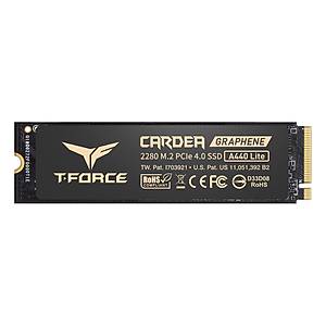 Team T-Force Cardea TM8FFQ002T0C129 A440 Lite 2Tb 7400/6400/Mb/s PCIe NVMe M.2 Ssd Disk