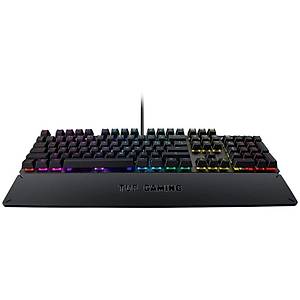 Asus Tuf Gaming K3 Aura Sync RGB Optik Mekanik T�rk�e Oyuncu Klavyesi Bilek Deste�i Suya ve Toza Dayan�kl� Red Switch Oyuncu Klavyesi