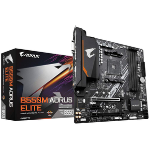 Gigabyte B550M Auros Elite B550-AUROS-ELITE 4xDDR4 2x M.2 AM4 Soket Gaming Anakart