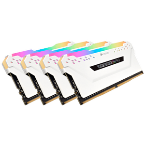 Corsair CMW32GX4M4C3600C18W 32GB (4X8GB) DDR4 3600MHz CL18 Vengeance Beyaz RGB Pro So�utuculu DIMM Bellek Ram