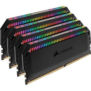 Corsair CMT32GX4M4C3600C18 32GB (4X8GB) DDR4 3600MHz CL18 Dominator Platinum RGB So�utuculu Siyah DIMM Bellek Ram