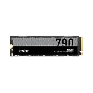 Lexar NM790 4TB M.2 NVMe PCIe Gen 4X4  7400-6500 Mb/s LNM790X004T-RNNNG SSD