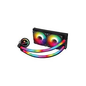 GameBooster INFINITY 240BE ARGB Fanl� 240mm (�ntel 1700/AM5) Uyumlu S�v� So�utma Sistemi (Siyah)