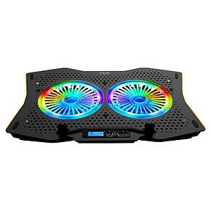 Inca Gms Arrax II 2X Rgb Fan Lcd Kontrol Panel 7 Gaming Notebook So�utucu